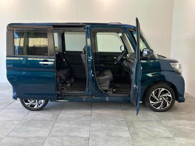 タントカスタムＲＳトップエディションＶＳ　ＳＡ３　ターボ　８型ナビ衝突被害軽減ブレーキ　８型フルセグナビ　Ｂｌｕｅｔｏｏｔｈ　ＤＶＤ再生　ＵＳＢ　パノラマカメラ　ドラレコ　両側電動スライドドア　シートヒーター　ＬＥＤ　オートライト　オートエアコン　スマートキー（滋賀県）の中古車