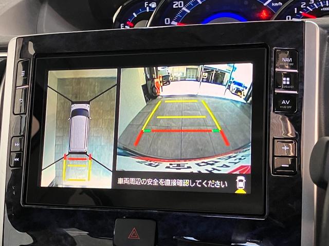 タントカスタムＲＳトップエディションＶＳ　ＳＡ３　ターボ　８型ナビ衝突被害軽減ブレーキ　８型フルセグナビ　Ｂｌｕｅｔｏｏｔｈ　ＤＶＤ再生　ＵＳＢ　パノラマカメラ　ドラレコ　両側電動スライドドア　シートヒーター　ＬＥＤ　オートライト　オートエアコン　スマートキー（滋賀県）の中古車