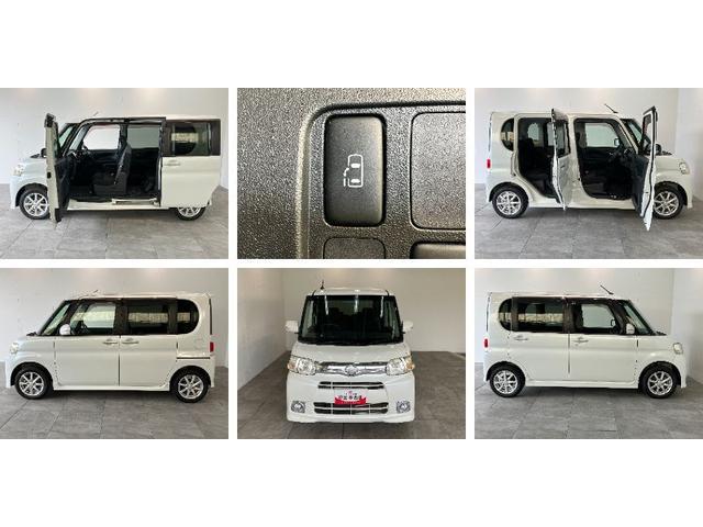 タントＧスペシャル　フルセグナビ　バックカメラ　車検整備付フルセグナビ　ＤＶＤ再生　Ｂｌｕｅｔｏｏｔｈ　バックカメラ　左側電動スライドドア　スマートキー　電動格納式ミラー　オートエアコン　マニュアルレベリング　エコアイドル（滋賀県）の中古車