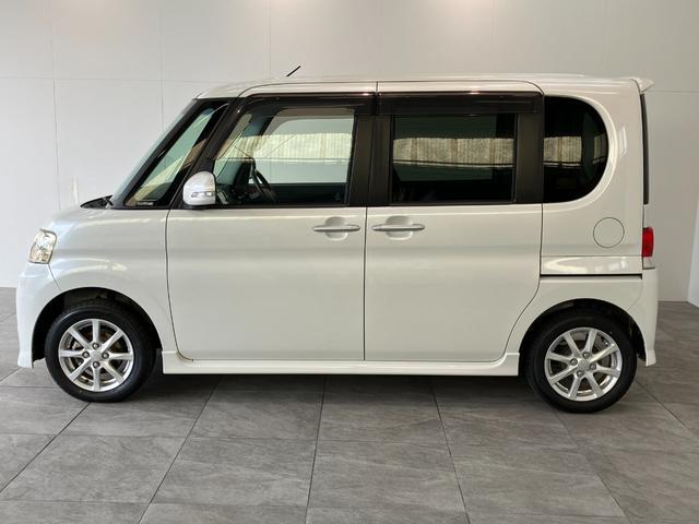 タントＧスペシャル　フルセグナビ　バックカメラ　車検整備付フルセグナビ　ＤＶＤ再生　Ｂｌｕｅｔｏｏｔｈ　バックカメラ　左側電動スライドドア　スマートキー　電動格納式ミラー　オートエアコン　マニュアルレベリング　エコアイドル（滋賀県）の中古車