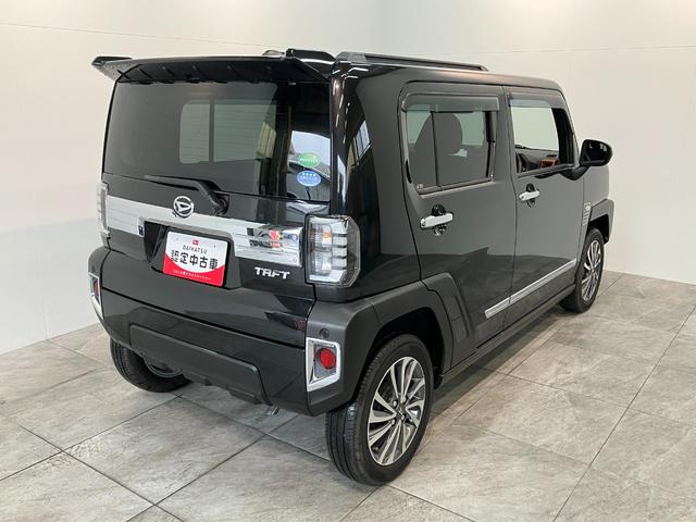 タフトGターボ フルセグナビ パノラマカメラ ドラレコ クルコン衝突被害軽減ブレーキ コーナーセンサー フルセグナビ DVD再生 Bluetooth USB パノラマカメラ 前後ドラレコ 前席シートヒーター 電動パーキング LED レーダークルーズコントロール(滋賀県)の中古車