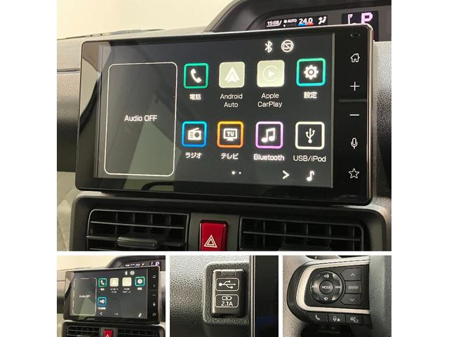 タントウェルカムターンシートＸ　９型Ｄ．Ａ　駐車支援システム衝突被害軽減ブレーキ　コーナーセンサー　ディスプレイオーディオ　フルセグ　Ｂｌｕｅｔｏｏｔｈ　ＵＳＢ　パノラマカメラ　左側電動スライドドア　前席シートヒーター　ＬＥＤ　駐車支援システム　エコアイドル（滋賀県）の中古車