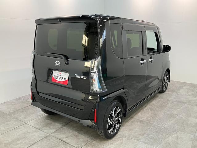 タントカスタムＸ　９型ディスプレイオーディオ　駐車支援システム衝突被害軽減ブレーキ　コーナーセンサー　９型ディスプレイオーディオ　フルセグ　Ｂｌｕｅｔｏｏｔｈ　ＵＳＢ　パノラマカメラ　前後ドラレコ　両側電動スライドドア　前席シートヒーター　駐車支援システム（滋賀県）の中古車