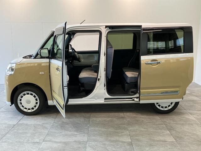 ムーヴキャンバスストライプスＧ　１０型ナビ　前後ドラレコ　バックカメラ衝突被害軽減ブレーキ　コーナーセンサー　１０型フルセグナビ　ＤＶＤ再生　Ｂｌｕｅｔｏｏｔｈ　ＵＳＢ　バックカメラ　前後ドラレコ　両側電動スライドドア　ＬＥＤ　前席シートヒーター　エコアイドル（滋賀県）の中古車