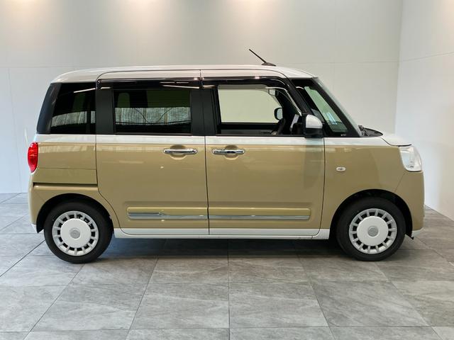 ムーヴキャンバスストライプスＧ　１０型ナビ　前後ドラレコ　バックカメラ衝突被害軽減ブレーキ　コーナーセンサー　１０型フルセグナビ　ＤＶＤ再生　Ｂｌｕｅｔｏｏｔｈ　ＵＳＢ　バックカメラ　前後ドラレコ　両側電動スライドドア　ＬＥＤ　前席シートヒーター　エコアイドル（滋賀県）の中古車