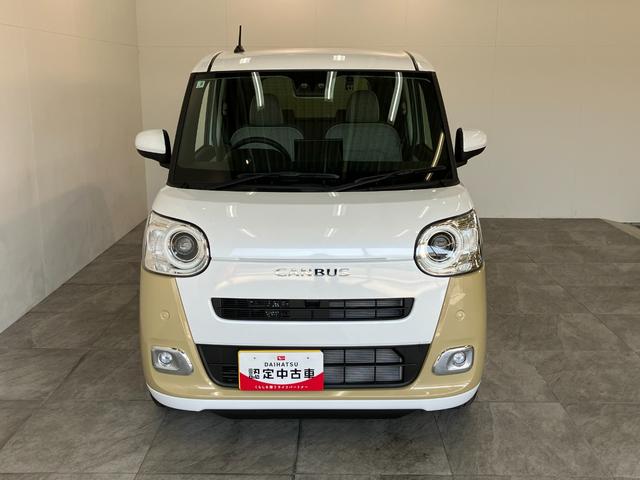 ムーヴキャンバスストライプスＧ　１０型ナビ　前後ドラレコ　届出済未使用車衝突被害軽減ブレーキ　１０型フルセグナビ　ＤＶＤ　Ｂｌｕｅｔｏｏｔｈ　ＵＳＢ　バックカメラ　前後ドラレコ　両側電動スライドドア　ＬＥＤ　オートライト　オートエアコン　前席シートヒーター　エコアイドル（滋賀県）の中古車