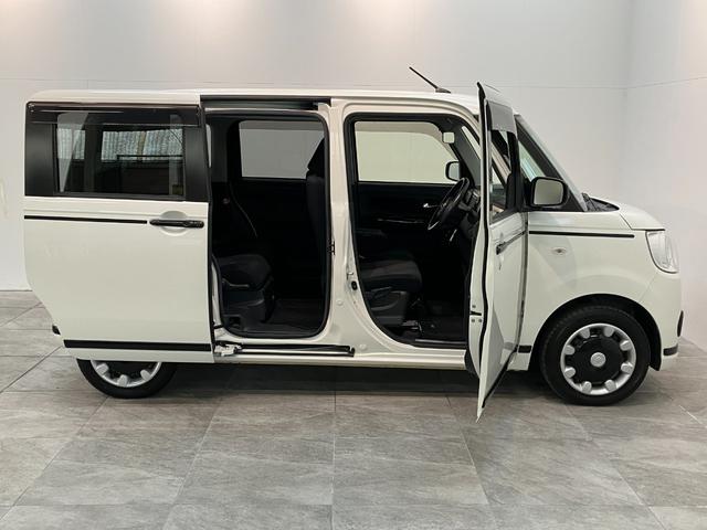 ムーヴキャンバスＧブラックアクセントリミテッドＳＡ３　８型ナビ　Ｐカメラ衝突被害軽減ブレーキ　８型フルセグナビ　ＤＶＤ再生　Ｂｌｕｅｔｏｏｔｈ　ＵＳＢ　パノラマカメラ　ドラレコ　両側電動スライドドア　ＬＥＤ　オートライト　オートエアコン　電動格納式ミラー　エコアイドル（滋賀県）の中古車