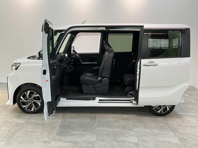 タントカスタムＸ　９型ディスプレイオーディオ　Ｂカメラ　ドラレコ衝突被害軽減ブレーキ　コーナーセンサー　ディスプレイオーディオ　フルセグ　Ｂｌｕｅｔｏｏｔｈ　ＵＳＢ　バックカメラ　前後ドラレコ　ＥＴＣ　両側電動スライドドア　前席シートヒーター　ＬＥＤ　スマートキー（滋賀県）の中古車