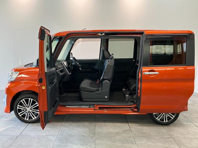 タントカスタムＲＳトップエディションＳＡ２　ターボ　８型ナビ衝突被害軽減ブレーキ　８型フルセグナビ　Ｂｌｕｅｔｏｏｔｈ　ＤＶＤ再生　ＵＳＢ　バックカメラ　ドラレコ　両側電動スライドドア　ＬＥＤ　オートライト　スマートキー　電動格納式ミラー　エコアイドル（滋賀県）の中古車