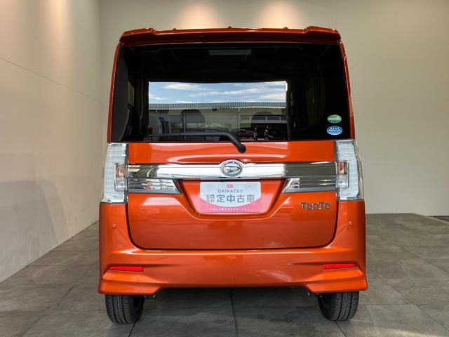 タントカスタムＲＳトップエディションＳＡ２　ターボ　８型ナビ衝突被害軽減ブレーキ　８型フルセグナビ　Ｂｌｕｅｔｏｏｔｈ　ＤＶＤ再生　ＵＳＢ　バックカメラ　ドラレコ　両側電動スライドドア　ＬＥＤ　オートライト　スマートキー　電動格納式ミラー　エコアイドル（滋賀県）の中古車