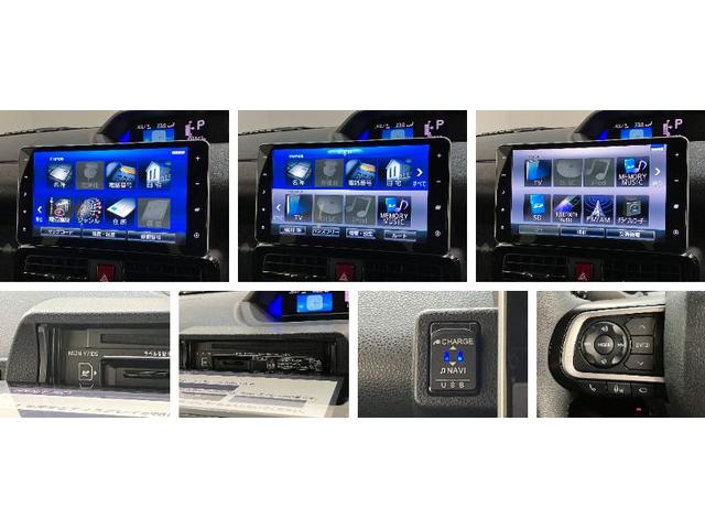 タントカスタムＲＳスタイルセレクション　９型ナビ　パノラマカメラ衝突被害軽減ブレーキ　コーナーセンサー　フルセグナビ　Ｂｌｕｅｔｏｏｔｈ　ＤＶＤ再生　ＵＳＢ　パノラマカメラ　前後ドラレコ　フリップダウンモニター　両側電動スライドドア　前席シートヒーター　クルコン（滋賀県）の中古車