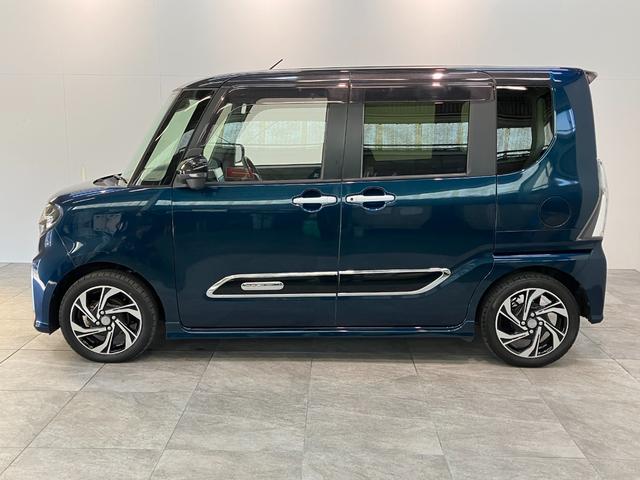 タントカスタムＲＳスタイルセレクション　９型ナビ　パノラマカメラ衝突被害軽減ブレーキ　コーナーセンサー　フルセグナビ　Ｂｌｕｅｔｏｏｔｈ　ＤＶＤ再生　ＵＳＢ　パノラマカメラ　前後ドラレコ　フリップダウンモニター　両側電動スライドドア　前席シートヒーター　クルコン（滋賀県）の中古車