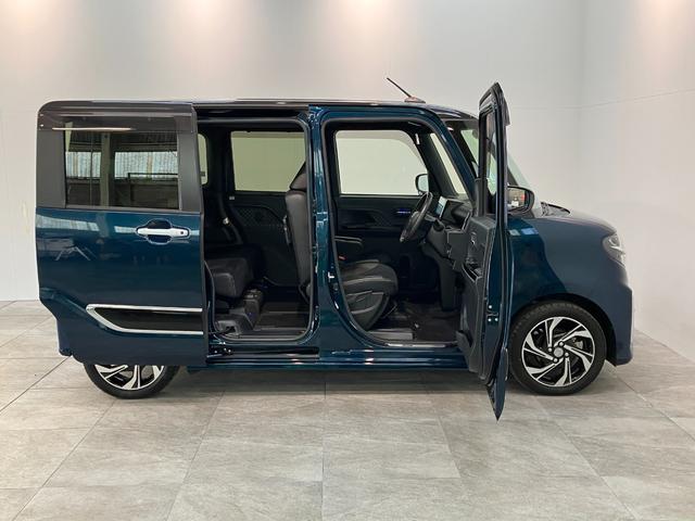 タントカスタムＲＳスタイルセレクション　９型ナビ　パノラマカメラ衝突被害軽減ブレーキ　コーナーセンサー　フルセグナビ　Ｂｌｕｅｔｏｏｔｈ　ＤＶＤ再生　ＵＳＢ　パノラマカメラ　前後ドラレコ　フリップダウンモニター　両側電動スライドドア　前席シートヒーター　クルコン（滋賀県）の中古車