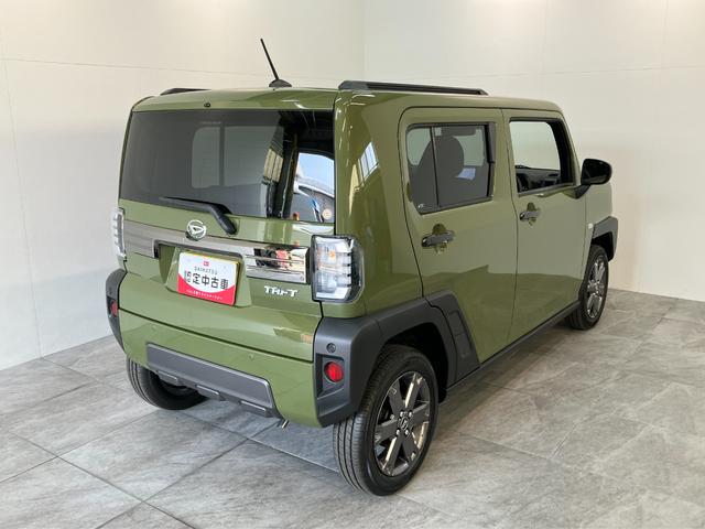 タフトＧダーククロムベンチャー　１０型フルセグナビ　届出済未使用車衝突被害軽減ブレーキ　コーナーセンサー　１０インチフルセグナビ　ＤＶＤ再生　Ｂｌｕｅｔｏｏｔｈ　ＵＳＢ　バックカメラ　前後ドラレコ　前席シートヒーター　ＬＥＤ　レーダークルーズコントロール（滋賀県）の中古車