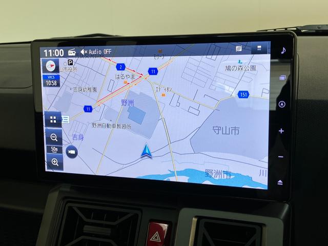 タフトＧダーククロムベンチャー　１０型フルセグナビ　届出済未使用車衝突被害軽減ブレーキ　コーナーセンサー　１０インチフルセグナビ　ＤＶＤ再生　Ｂｌｕｅｔｏｏｔｈ　ＵＳＢ　バックカメラ　前後ドラレコ　前席シートヒーター　ＬＥＤ　レーダークルーズコントロール（滋賀県）の中古車