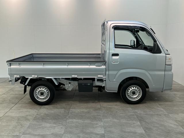 ハイゼットトラックスタンダード　パートタイム４ＷＤ　５ＭＴ　コーナーセンサー衝突被害軽減ブレーキ　コーナーセンサー　パートタイム４ＷＤ　ＡＭ／ＦＭラジオ　マニュアルエアコン　マニュアルレベリング　エコアイドル　ゲートプロテクター　荷台ゴムマット（滋賀県）の中古車