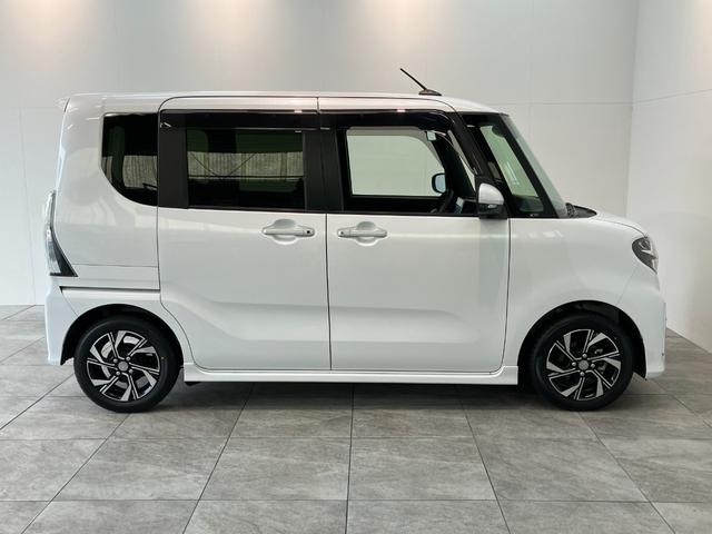 タントカスタムＸ　９型フルセグナビ　バックカメラ　車検整備付衝突被害軽減ブレーキ　コーナーセンサー　９型フルセグナビ　Ｂｌｕｅｔｏｏｔｈ　ＤＶＤ　ＵＳＢ　バックカメラ　前後ドラレコ　両側電動スライドドア　前席シートヒーター　ＬＥＤ　スマートキー　エコアイドル（滋賀県）の中古車