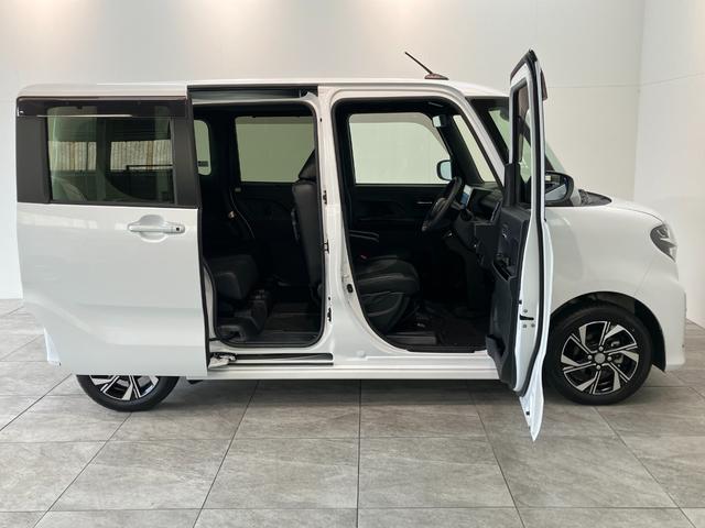 タントカスタムＸ　９型フルセグナビ　バックカメラ　車検整備付衝突被害軽減ブレーキ　コーナーセンサー　９型フルセグナビ　Ｂｌｕｅｔｏｏｔｈ　ＤＶＤ　ＵＳＢ　バックカメラ　前後ドラレコ　両側電動スライドドア　前席シートヒーター　ＬＥＤ　スマートキー　エコアイドル（滋賀県）の中古車