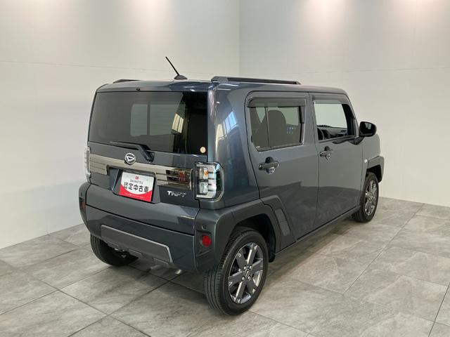 タフトＧターボ　ダーククロムベンチャー　４ＷＤ　９型ＤＡ　Ｐカメラ衝突被害軽減ブレーキ　コーナーセンサー　９型ディスプレイオーディオ　フルセグ　Ｂｌｕｅｔｏｏｔｈ　ＵＳＢ　パノラマカメラ　ドラレコ　ＥＴＣ　前席シートヒーター　クルーズコントロール　駐車支援システム（滋賀県）の中古車