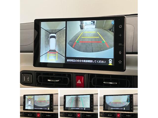 ムーヴキャンバスストライプスＧ　９型ディスプレイオーディオ　駐車支援システム衝突被害軽減ブレーキ　コーナーセンサー　９型ディスプレイオーディオ　フルセグ　Ｂｌｕｅｔｏｏｔｈ　ＵＳＢ　パノラマカメラ　前後ドラレコ　　両側電動スライドドア　前席シートヒーター駐車支援システム（滋賀県）の中古車