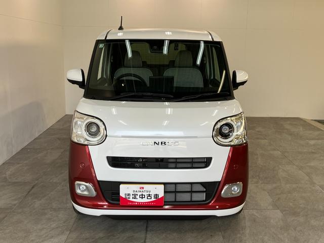 ムーヴキャンバスストライプスＧ　９型ディスプレイオーディオ　駐車支援システム衝突被害軽減ブレーキ　コーナーセンサー　９型ディスプレイオーディオ　フルセグ　Ｂｌｕｅｔｏｏｔｈ　ＵＳＢ　パノラマカメラ　前後ドラレコ　　両側電動スライドドア　前席シートヒーター駐車支援システム（滋賀県）の中古車