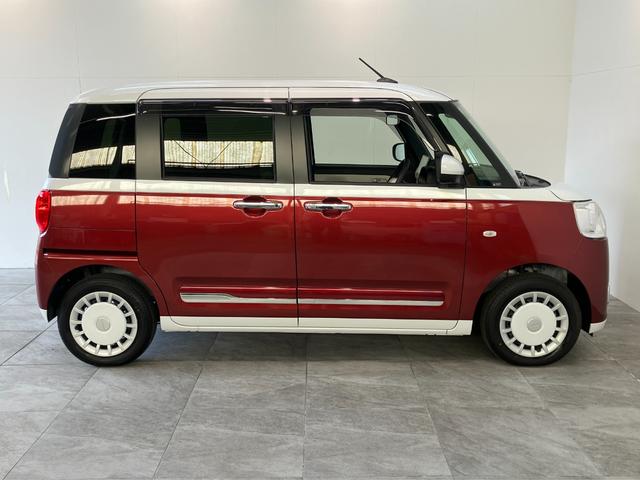 ムーヴキャンバスストライプスＧ　９型ディスプレイオーディオ　駐車支援システム衝突被害軽減ブレーキ　コーナーセンサー　９型ディスプレイオーディオ　フルセグ　Ｂｌｕｅｔｏｏｔｈ　ＵＳＢ　パノラマカメラ　前後ドラレコ　　両側電動スライドドア　前席シートヒーター駐車支援システム（滋賀県）の中古車