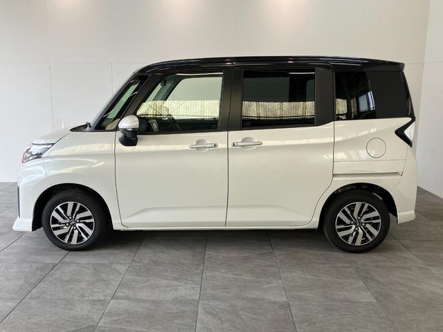 トールカスタムＧ　コーナーセンサー　フルセグナビ　レーダークルコン衝突被害軽減ブレーキ　コーナーセンサー　フルセグナビ　Ｂｌｕｅｔｏｏｔｈ　ＵＳＢ　ＤＶＤ再生　バックカメラ　両側電動スライドドア　ＬＥＤ　クルーズコントロール　スマートキー　電格ミラー　エコアイドル（滋賀県）の中古車