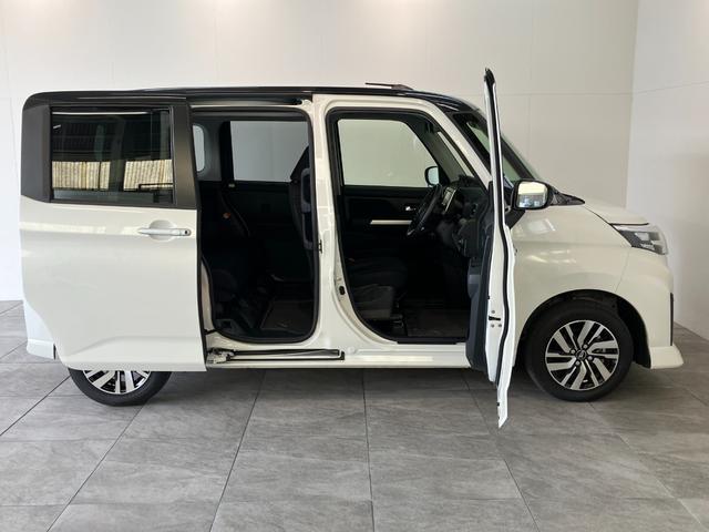 トールカスタムＧ　コーナーセンサー　フルセグナビ　レーダークルコン衝突被害軽減ブレーキ　コーナーセンサー　フルセグナビ　Ｂｌｕｅｔｏｏｔｈ　ＵＳＢ　ＤＶＤ再生　バックカメラ　両側電動スライドドア　ＬＥＤ　クルーズコントロール　スマートキー　電格ミラー　エコアイドル（滋賀県）の中古車