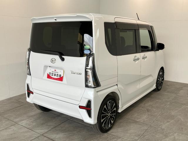 タントカスタムＲＳセレクション　ターボ　フルセグナビ　バックカメラ衝突被害軽減ブレーキ　コーナーセンサー　フルセグナビ　Ｂｌｕｅｔｏｏｔｈ　ＤＶＤ再生　ＵＳＢ　バックカメラ　ドラレコ　両側電動スライドドア　前席シートヒーター　ＬＥＤ　レーダークルーズコントロール（滋賀県）の中古車
