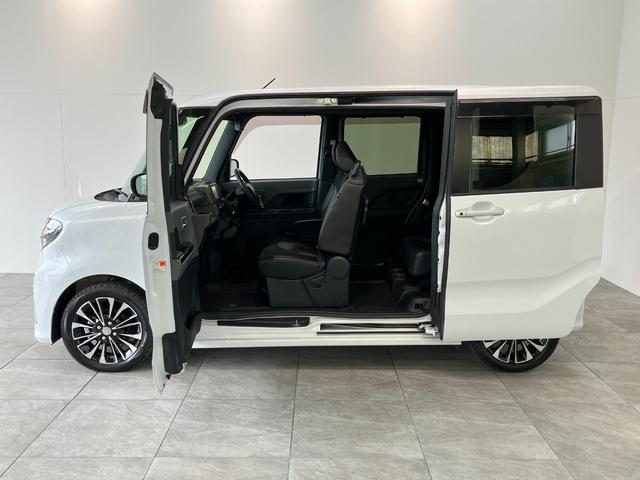 タントカスタムＲＳセレクション　ターボ　フルセグナビ　バックカメラ衝突被害軽減ブレーキ　コーナーセンサー　フルセグナビ　Ｂｌｕｅｔｏｏｔｈ　ＤＶＤ再生　ＵＳＢ　バックカメラ　ドラレコ　両側電動スライドドア　前席シートヒーター　ＬＥＤ　レーダークルーズコントロール（滋賀県）の中古車