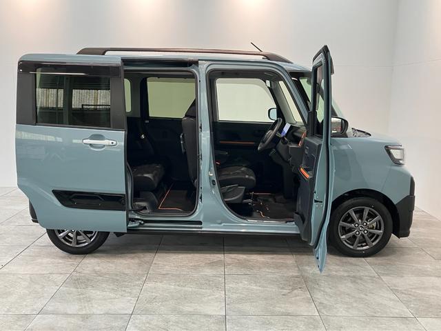 タントファンクロス 10型ナビ バックカメラ 前後ドラレコ衝突被害軽減ブレーキ コーナーセンサー 10型フルセグナビ Bluetooth DVD再生 USB バックカメラ 前後ドラレコ 両側電動スライドドア 前席シートヒーター LED オートエアコン(滋賀県)の中古車