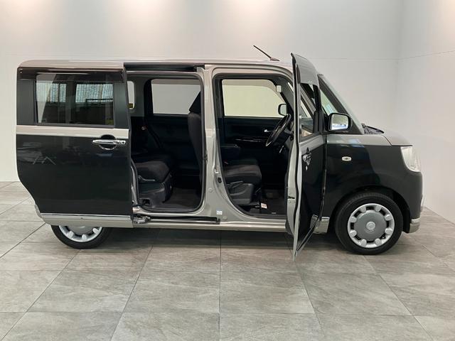 ムーヴキャンバスＧメイクアップＳＡ２　４ＷＤ　フルセグナビ　両側パワスラ衝突被害軽減ブレーキ　フルセグナビ　ＤＶＤ再生　Ｂｌｕｅｔｏｏｔｈ　ＵＳＢ　ＥＴＣ　両側電動スライドドア　ＬＥＤ　オートライト　オートエアコン　スマートキー　電動格納式ミラー　エコアイドル　４ＷＤ（滋賀県）の中古車