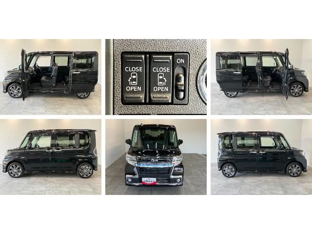 タントカスタムＲＳトップエディションリミテッドＳＡ３　フルセグナビ衝突被害軽減ブレーキ　フルセグナビ　Ｂｌｕｅｔｏｏｔｈ　ＤＶＤ　ＵＳＢ　パノラマカメラ　ドラレコ　両側電動スライドドア　シートヒーター　ＬＥＤ　オートライト　オートエアコン　スマートキー　ターボ（滋賀県）の中古車