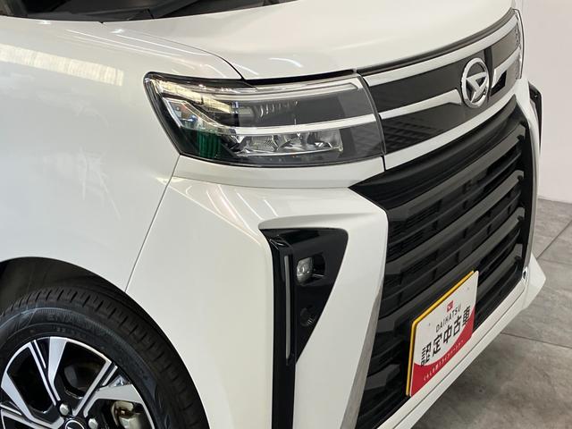 タントカスタムＸ　９型ディスプレイオーディオ　駐車支援システム衝突被害軽減ブレーキ　コーナーセンサー　ディスプレイオーディオ　フルセグ　Ｂｌｕｅｔｏｏｔｈ　ＵＳＢ　パノラマカメラ　両側電動スライドドア　前席シートヒーター　ＬＥＤ　駐車支援システム　スマートキー（滋賀県）の中古車