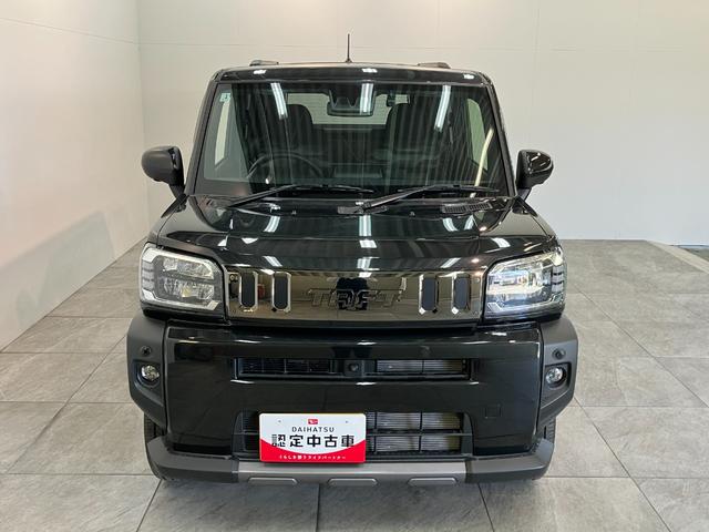 タフトＧダーククロムベンチャー　１０型ナビ　Ｐカメラ　前後ドラレコ衝突被害軽減ブレーキ　コーナーセンサー　１０型フルセグナビ　ＤＶＤ再生　Ｂｌｕｅｔｏｏｔｈ　ＵＳＢ　パノラマカメラ　前後ドラレコ　前席シートヒーター　ＬＥＤ　オートライト　オートエアコン　エコアイドル（滋賀県）の中古車