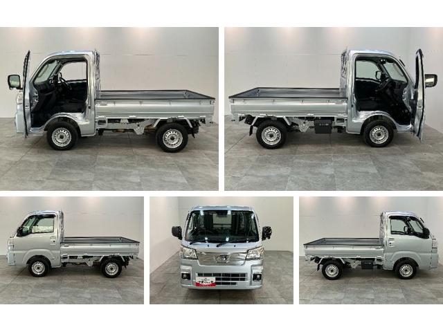 ハイゼットトラックEXT 4WD CVT 9インチディスプレイオーディオ衝突被害軽減ブレーキ コーナーセンサー パートタイム4WD デフロック 9インチディスプレイオーディオ Bluetooth USB バックカメラ 荷台作業灯 4枚リーフスプリング LED スマートキー(滋賀県)の中古車