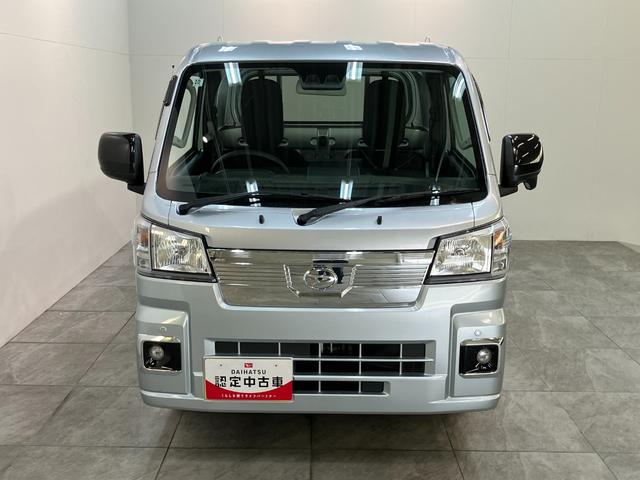 ハイゼットトラックEXT 4WD CVT 9インチディスプレイオーディオ衝突被害軽減ブレーキ コーナーセンサー パートタイム4WD デフロック 9インチディスプレイオーディオ Bluetooth USB バックカメラ 荷台作業灯 4枚リーフスプリング LED スマートキー(滋賀県)の中古車