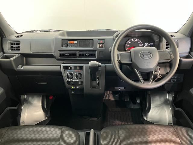 ハイゼットカーゴＤＸ　ＣＶＴ　キーレス　前席パワーウインドウ　届出済未使用車衝突被害軽減ブレーキ　スマアシ　コーナーセンサー　前席パワーウインドウ　ＡＭ／ＦＭステレオ　両側スライドドア　オートライト　マニュアルレベリング　キーレスエントリー　後部プライバシーガラス（滋賀県）の中古車