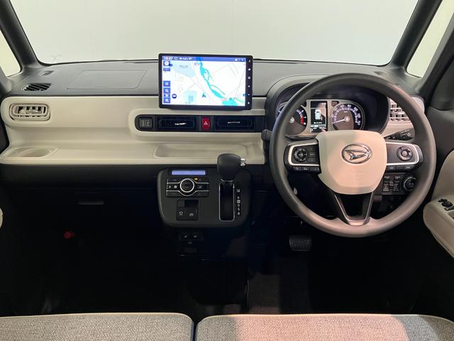 ムーヴキャンバスストライプスＧターボ　１０型ナビ　Ｂカメラ　前後ドラレコ衝突被害軽減ブレーキ　１０型フルセグナビ　ＤＶＤ　Ｂｌｕｅｔｏｏｔｈ　ＵＳＢ　バックカメラ　前後ドラレコ　両側電動スライドドア　ＬＥＤ　オートライト　オートエアコン　シートヒーター　レーダークルコン（滋賀県）の中古車
