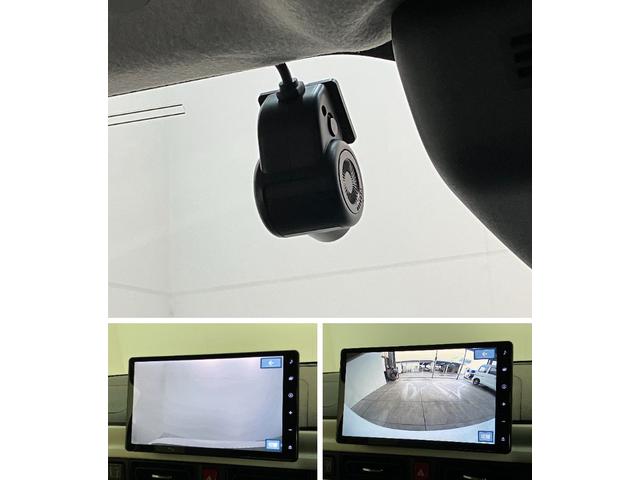 ムーヴキャンバスストライプスＧターボ　１０型ナビ　Ｂカメラ　前後ドラレコ衝突被害軽減ブレーキ　１０型フルセグナビ　ＤＶＤ　Ｂｌｕｅｔｏｏｔｈ　ＵＳＢ　バックカメラ　前後ドラレコ　両側電動スライドドア　ＬＥＤ　オートライト　オートエアコン　シートヒーター　レーダークルコン（滋賀県）の中古車