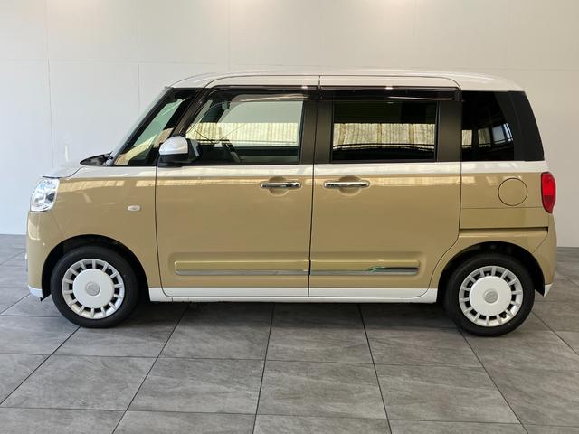 ムーヴキャンバスストライプスＧターボ　１０型ナビ　バックカメラ　前後ドラレコ衝突被害軽減ブレーキ　１０型フルセグナビ　ＤＶＤ　Ｂｌｕｅｔｏｏｔｈ　ＵＳＢ　バックカメラ　前後ドラレコ　両側電動スライドドア　ＬＥＤ　オートライト　前席シートヒーター　レーダークルーズコントロール（滋賀県）の中古車