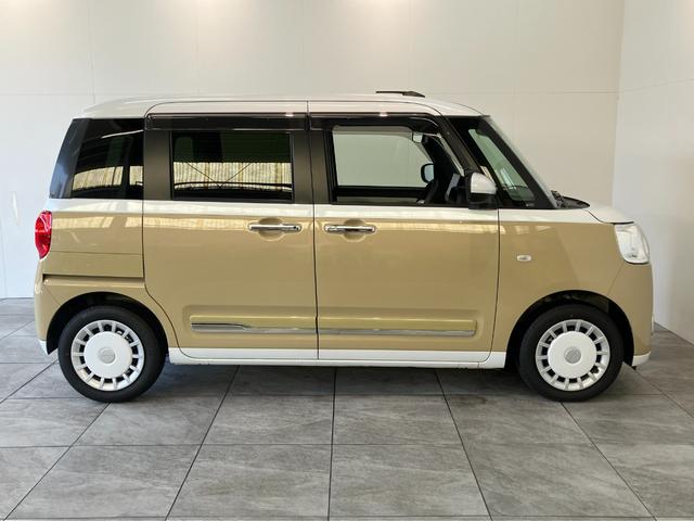 ムーヴキャンバスストライプスＧターボ　１０型ナビ　バックカメラ　前後ドラレコ衝突被害軽減ブレーキ　１０型フルセグナビ　ＤＶＤ　Ｂｌｕｅｔｏｏｔｈ　ＵＳＢ　バックカメラ　前後ドラレコ　両側電動スライドドア　ＬＥＤ　オートライト　前席シートヒーター　レーダークルーズコントロール（滋賀県）の中古車