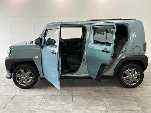 タフトＧダーククロムベンチャー　フルセグナビ　ドラレコ　Ｐカメラ衝突被害軽減ブレーキ　コーナーセンサー　フルセグナビ　ＤＶＤ再生　Ｂｌｕｅｔｏｏｔｈ　ＵＳＢ　パノラマカメラ　ドラレコ　ＥＴＣ　シートヒーター　電動パーキング　ＬＥＤ　オートライト　オートエアコン（滋賀県）の中古車