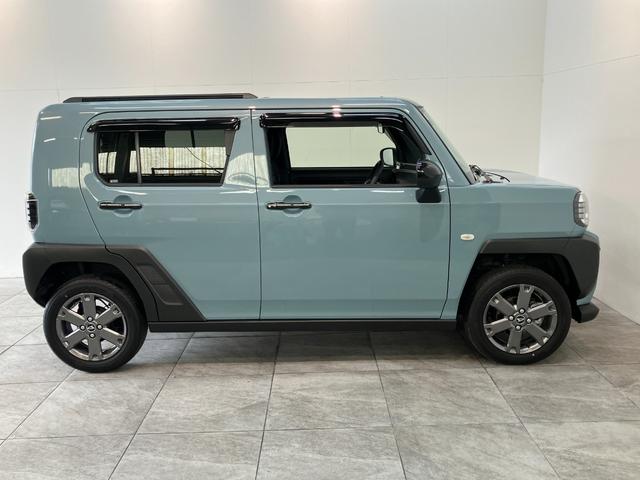 タフトＧダーククロムベンチャー　フルセグナビ　ドラレコ　Ｐカメラ衝突被害軽減ブレーキ　コーナーセンサー　フルセグナビ　ＤＶＤ再生　Ｂｌｕｅｔｏｏｔｈ　ＵＳＢ　パノラマカメラ　ドラレコ　ＥＴＣ　シートヒーター　電動パーキング　ＬＥＤ　オートライト　オートエアコン（滋賀県）の中古車