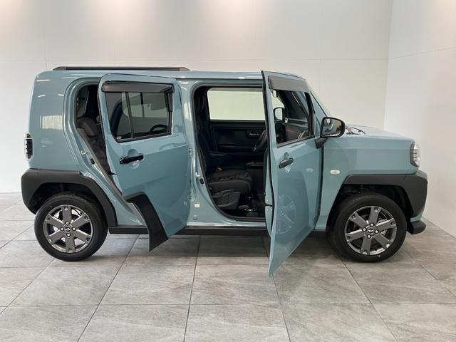 タフトＧダーククロムベンチャー　フルセグナビ　ドラレコ　Ｐカメラ衝突被害軽減ブレーキ　コーナーセンサー　フルセグナビ　ＤＶＤ再生　Ｂｌｕｅｔｏｏｔｈ　ＵＳＢ　パノラマカメラ　ドラレコ　ＥＴＣ　シートヒーター　電動パーキング　ＬＥＤ　オートライト　オートエアコン（滋賀県）の中古車