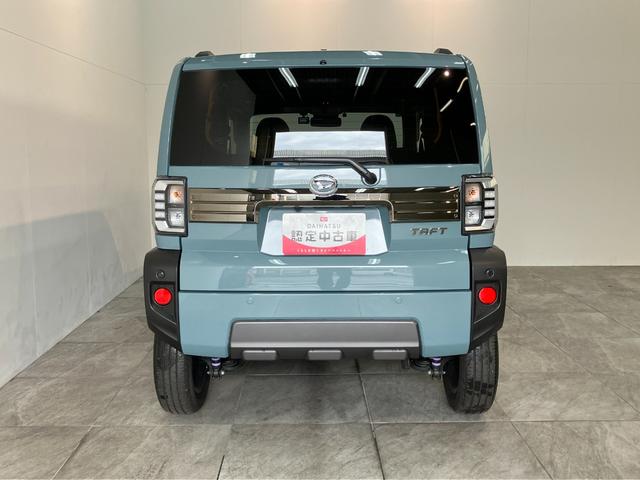 タフトＧダーククロムベンチャー　フルセグナビ　ドラレコ　Ｐカメラ衝突被害軽減ブレーキ　コーナーセンサー　フルセグナビ　ＤＶＤ再生　Ｂｌｕｅｔｏｏｔｈ　ＵＳＢ　パノラマカメラ　ドラレコ　ＥＴＣ　シートヒーター　電動パーキング　ＬＥＤ　オートライト　オートエアコン（滋賀県）の中古車