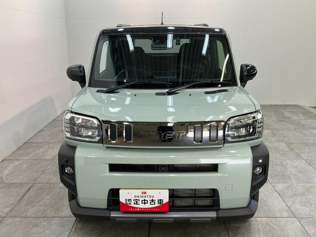 タフトＧダーククロムベンチャー　１０型ナビ　届出済未使用車衝突被害軽減ブレーキ　コーナーセンサー　１０型フルセグナビ　ＤＶＤ再生　Ｂｌｕｅｔｏｏｔｈ　ＵＳＢ　パノラマカメラ　前後ドラレコ　前席シートヒーター　ＬＥＤ　オートライト　レーダークルーズコントロール（滋賀県）の中古車