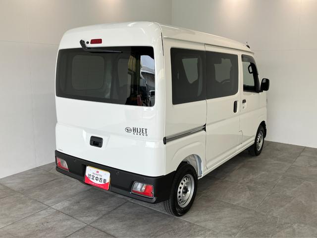 ハイゼットカーゴＤＸ　４ＷＤ　ＣＶＴ車　コーナーセンサー　ＥＴＣ　キーレス衝突被害軽減ブレーキ　コーナーセンサー　前席パワーウインドウ　ＡＭ／ＦＭステレオ　ＥＴＣ車載器　両側スライドドア　パートタイム４ＷＤ　オートライト　マニュアルレベリング　キーレス　プライバシーガラス（滋賀県）の中古車