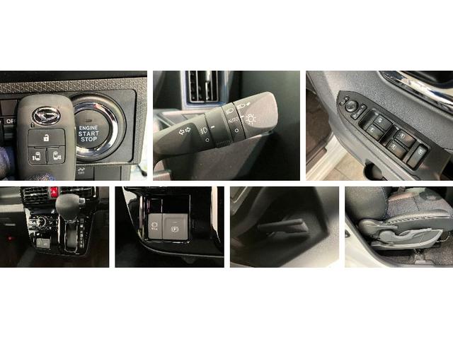 タントカスタムXリミテッド レーダークルコン 届出済未使用車衝突被害軽減ブレーキ コーナーセンサー バックカメラ(ナビ装着時用) 両側電動スライドドア 前席シートヒーター 電動パーキングブレーキ LED オートライト オートエアコン クルーズコントロール(滋賀県)の中古車