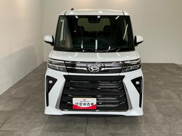 タントカスタムXリミテッド レーダークルコン 届出済未使用車衝突被害軽減ブレーキ コーナーセンサー バックカメラ(ナビ装着時用) 両側電動スライドドア 前席シートヒーター 電動パーキングブレーキ LED オートライト オートエアコン クルーズコントロール(滋賀県)の中古車